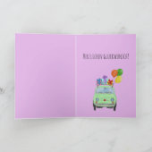 ドイツ誕生日レトロフィアット500カード カード (内部)
