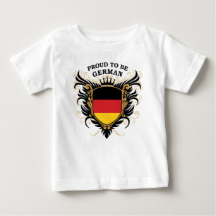 ドイツ語があること誇りを持った ベビーTシャツ