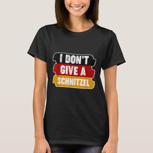 ドイツ語でドイツ語を知らなおもしろいい Tシャツ (正面)