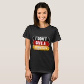ドイツ語でドイツ語を知らなおもしろいい Tシャツ (正面フル)