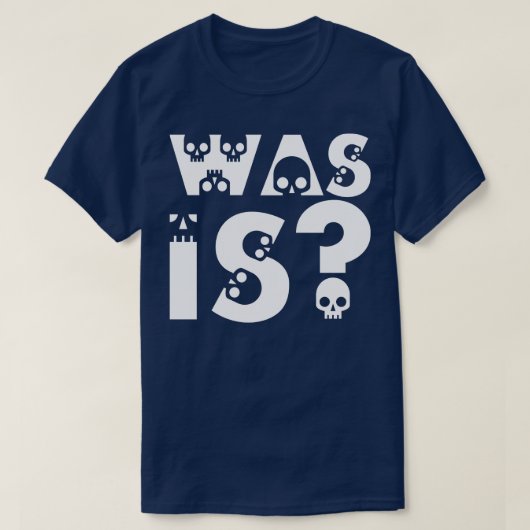 ドイツ語で何が欲しいのか1 Tシャツ (デザイン正面)
