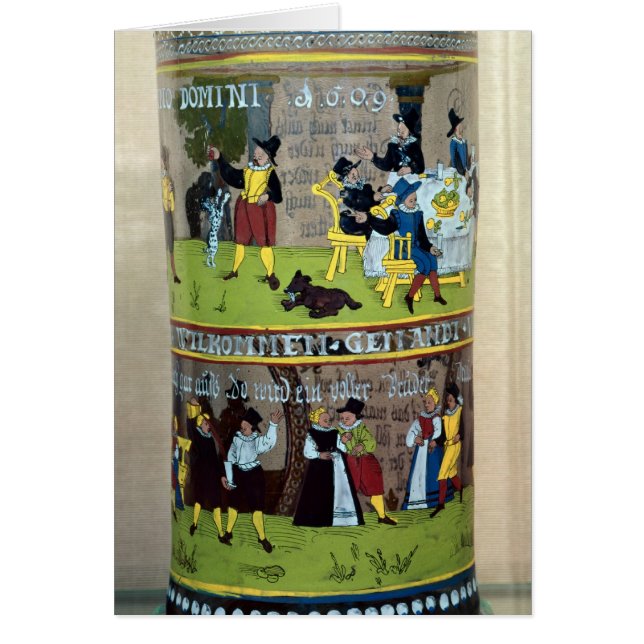 ドイツ語によってエナメルを塗られるHumpen (正面)