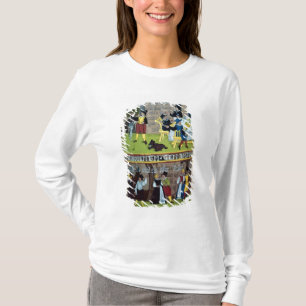 ドイツ語によってエナメルを塗られるHumpen Tシャツ