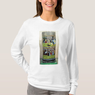 ドイツ語によってエナメルを塗られるHumpen Tシャツ