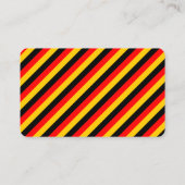 ドイツ語のインストラクターの名刺 名刺 (裏面)