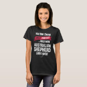 ドイツ語のオーストラリアン・シェパード Tシャツ (正面フル)
