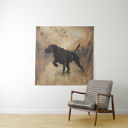 ドイツ語のショートポインタ準備ができて狩りギフトボックス タペストリー (インサイチュ(横))