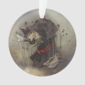 ドイツ語のポインタ オーナメント (正面)