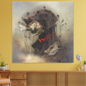 ドイツ語のポインタ キャンバスプリント (インサイチュ (リビング))