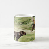 ドイツ語のポインタ コーヒーマグカップ (中央)