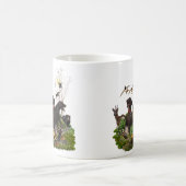 ドイツ語のポインタ コーヒーマグカップ (中央)