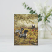 ドイツ語のポインタ シーズンポストカード (スタンド正面)