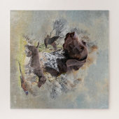 ドイツ語のポインタ ジグソーパズル (横)