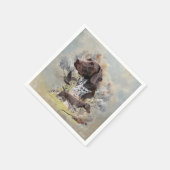 ドイツ語のポインタ スタンダードカクテルナプキン (角)