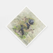 ドイツ語のポインタ スタンダードランチョンナプキン (角)