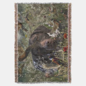 ドイツ語のポインタ スローブランケット (正面縦)