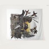 ドイツ語のポインタ タペストリー (正面(横))