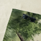 ドイツ語のポインタ ビーチタオル (インサイチュ)