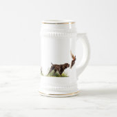 ドイツ語のポインタ ビールジョッキ (正面右)