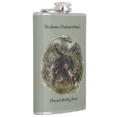 ドイツ語のポインタ フラスク (右)