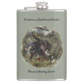 ドイツ語のポインタ フラスク (正面)