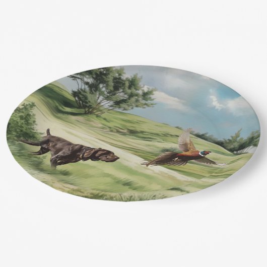 ドイツ語のポインタ ペーパープレート (アングル)