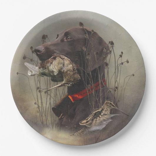 ドイツ語のポインタ ペーパープレート (正面)