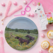 ドイツ語のポインタ ペーパープレート (パーティー)