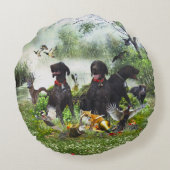 ドイツ語のポインタ ラウンドクッション (裏面)