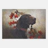 ドイツ語のポインタ ラッピングペーパーシート (正面3)