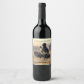 ドイツ語のポインタ ワインラベル (正面)