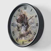 ドイツ語のポインタ 壁時計 (傾斜)