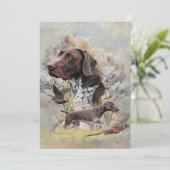 ドイツ語のポインタ 招待状 (スタンド正面)