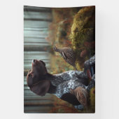 ドイツ語のポインタ 横断幕 (縦)