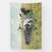 ドイツ語のポインタ 横断幕 (縦)