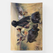 ドイツ語のポインタ 横断幕 (縦)