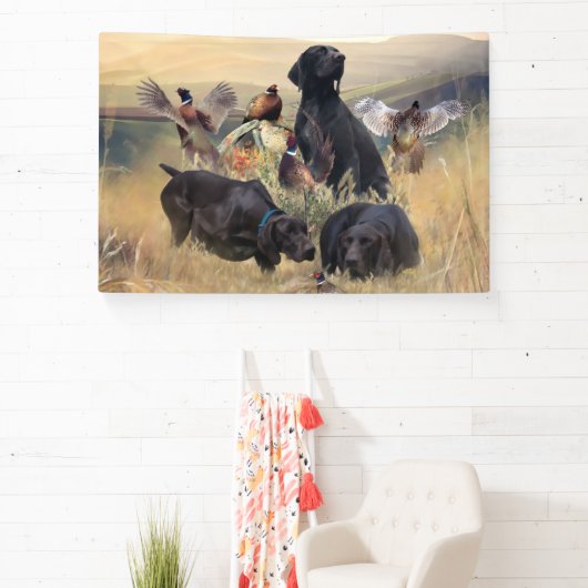 ドイツ語のポインタ 横断幕 (インサイチュ)