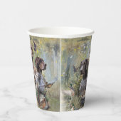 ドイツ語のポインタ 紙コップ (右)