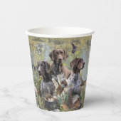 ドイツ語のポインタ 紙コップ (正面)