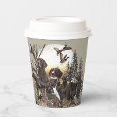 ドイツ語のポインタ 紙コップ (正面)