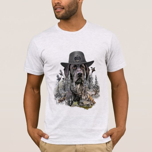 ドイツ語のポインタ Tシャツ (正面)