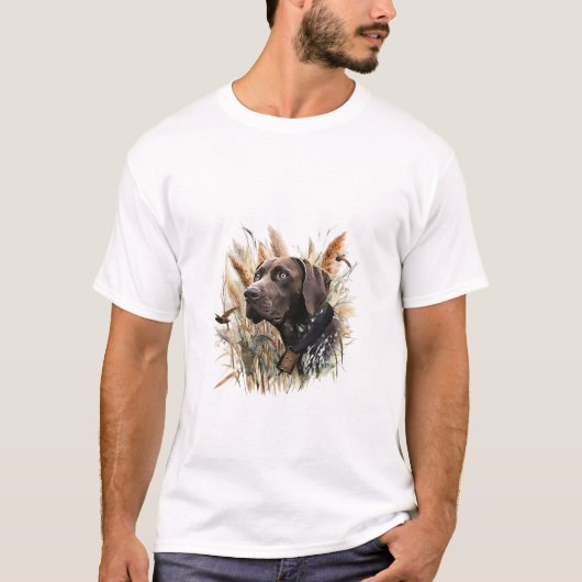 ドイツ語のポインタ Tシャツ (正面)