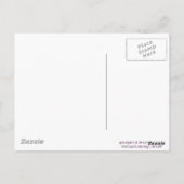 ドイツ語のライラックの花の誕生日 ポストカード (裏面)