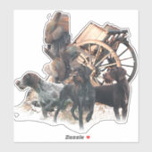 ドイツ語のワイヤーヘアポインタのシール シール (シート)