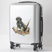 ドイツ語のワイヤーヘアポインタステッカー シール (スーツケース)