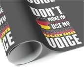 ドイツ語の声を使わせない ラッピングペーパー (ロールコーナー)