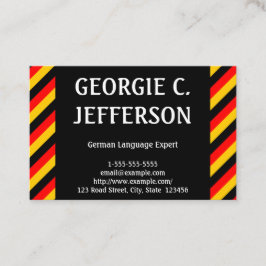 ドイツ語の巧妙な名刺 名刺