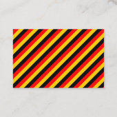 ドイツ語の巧妙な名刺 名刺 (裏面)