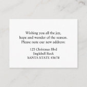 ドイツ語の短いポインタの新しいアドレス エンクロージャーカード (裏面)