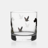 ドイツ語の短いポインタ(GSP) ウイスキーグラス (右)